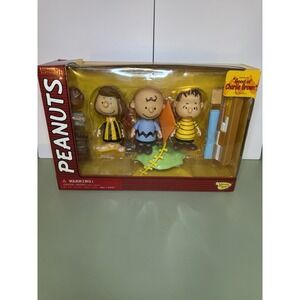 Peanuts Gang Figure Set 2002 Memory Lane Good Ol' Charlie Brown Vintage NIB